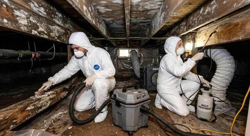 White Mold Mitigation in Bergen County, NJ