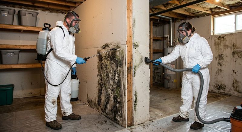 White Mold Mitigation in Bergen County, NJ